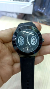 JAM Tangan TGL/JAM Tangan Crono Tgl AkTiF Tali Benetton Pria Diameter 44 mm Free Baterai Cadangan (Andre What 97)