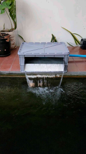 ชั้นม่านน้ำตกพร้อมฝา 1 ชั้น (สำหรับตกแต่งบ่อปลา)