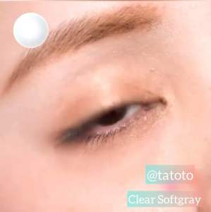 เลนส์ใส ของแท้ 100% มีอย.ไทย - Clear Soft Gray