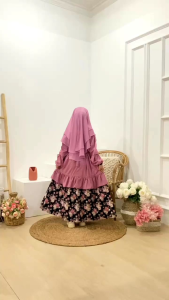(3-4y) Gamis Syahla Balita dan Anak Cutetrik GS 270 Gamis Muslim Anak Perempuan Baju Muslim Anak Perempuan