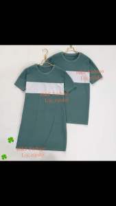 fashion family couple T-shirt dress W/pocket cotton Mens & womens fashion EYY EYI