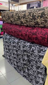 Kain Langsir Jacquard Bidang 57" Curtain Fabric Tebal Premium Kualiti Tinggi untuk Semua Ruangan