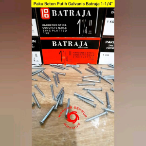 (50 pcs) Paku Beton Putih 1-1/4 / Paku Tembok 3CM