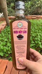 Rượu Nếp Cẩm men Lá Dân tộc Thái ủ chum sành hạ thổ  đã khử độc tố xử lý qua metanol - Đặc Sản 277