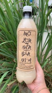 Chai 1 Lit Mỡ Lợn Đen Bản Địa Nguyên Chất - Mỡ Lợn Bản Địa Tây Bắc Điện Biên Chế Biến Thủ Công- Đặc Sản Tây bắc 333