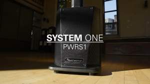 Powerwerks PWRS1 Active Column ลำโพงคอลัมน์ 8×3 นิ้ว ซับวูฟเฟอร์ 10 นิ้ว มิกเซอร์ ในตัว 4 ช่อง ลำโพงบลูทูธ ชุดลำโพง System One