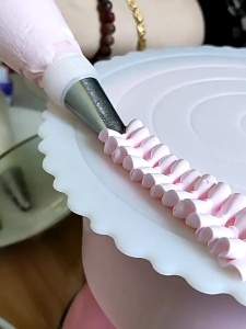 (5pcs) spuit kue motif kelopak daun bunga / spuit kue