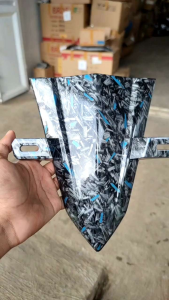 Forged biru Dasi dudukan plat nomor beat 2020