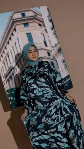 VLANELLA DRESS by Nadheera luxury Gamis dress muslim Dior silk premium motif dress wanita fashion muslim perempuan busui wudhu friendly terbaru