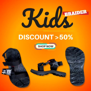 Braider Adventure Kids 28-32 Sandal Gunung Selop Led Anak Cowok Cewek Keren Kualitas Tinggi