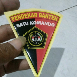 Stiker Motor Resin Timbul Pendekar Banten