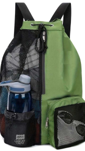 Tas Serut Olahraga Air renang - Tas Serut lipat Jaring Transparan uniseks terkini