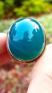 Cincin Batu Natural Bacan Crystal Jumbo (NON COD)
