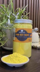 Tinh bột nghệ nguyên chất 100% cao cấp – lọc kỹ – sạch – dễ uống | Mệ Hường Quảng Trị | 100g–500g