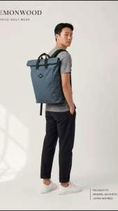 日系极简通勤双肩背包 japanese style minimalist backpack beg galas kasual minimal harian Outdoor Foldable Large-Capacity Backpack
