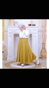 Rok Plisket Anak Usia 5-15 Tahun: Rok Plisket Anak Tanggung/Rok Plisket Anak