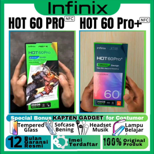 INFINIX HOT 60 PRO | HOT 60 PRO+ 8/128GB - 8/256GB Ram Upto 16GB Helio G200 Processor 100% BARU ORIGINAL GARANSI RESMI