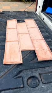 พร้อมส่ง แบบพิมพ์ลายคอนกรีต แบบพิมพ์ลายทางเดิน