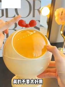 Kotak Penyimpanan Aksesori Rambut 发饰收纳盒 好可爱的收纳盒‼️放茶几桌面上✨.装饰手饰发圈小零食车钥匙还能当个桌面垃圾桶女子看又实用🌈. Hair Accessories Storage Box