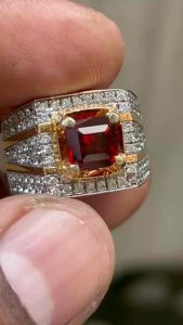 Natural Malaya Garnet Ceylon srilanka Batu Malaya Garnet HQ Ceylon Sri lanka Dim 7x7x5