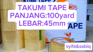 Lakban Bening Takumi 100 Yard: Solusi untuk Proyek Rumah