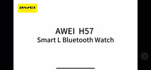 Awei H57 SMART Watch Series 1.43” AMOLED Display Smartwatch BLUETOOTH CALL Water Resistance HEALTH SPORT FITNESS 100+ FEATURES
