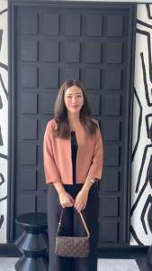 เสื้อคลุมไอวี่ แขนยาว ใส่ทำงานได้ ทรงพอดีตัว แบรนด์ Outfit Series