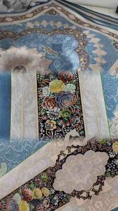 Karpet lantai motif terbaru ukuran 160*210 polyester anti slip