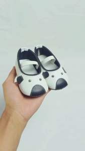 Aks88 sepatu bayi perempuan prewalker model kucing lucu untuk anak usia 1-12 bulan