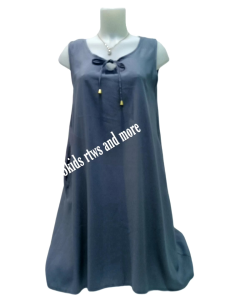 CHALLIS SANDO DUSTER W/ POCKET/SIZE XL(42 BUSTLINE 36 INCHES LENGTH)A-LINE CUT