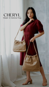 Drenbellony CHERYL SLING BAG - Tas Bahu - Tas Selempang - Tas Pesta