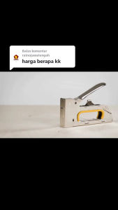 Staples Tembak GUN TACKER RAPIDE R-23 Gun Tacker GUN TACKER /STAPLER/GUN STAPLES RAPIDE ORIGINAL