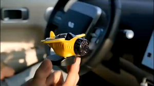 เครื่องบิน พลังงานแสงอาทิตย์ ตกแต่ง รถ คอนโซลรถ ใบพัดหมุน เมื่อได้เจอแสงอาทิตย์