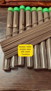 Nhang không tăm Trầm Hương Quảng Nam nắp Xanh- SP tốt Giá rất hợp lý- Hương thơm dịu ngọt tạo cảm giác dễ chịu- Tanu Store