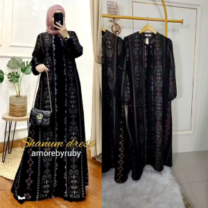 Been Basic // COD // Gamis Terbaru Amore By Ruby Terbaru Super Mewah Warna Bestseller // Gamis Motif Super Mewah // Semi Abaya Mewah