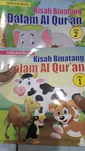 buku kisah binatang dalam al-quran jilid 1 dan 2(19×19cm)