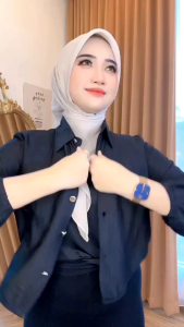 DANIA SETROK WANITA KEMEJA LINEN SETELAN WANITA BEST SELLER TERLARIS KEKINIAN ALLSIZE