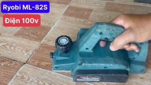Máy bào gỗ Ryobi hàng bãi xài điện 100 volt lưỡi 82mm