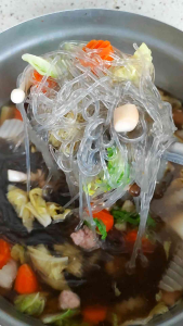 วุ้นเส้นเกาหลี Korean Bean Vermicelli ตรา กิเลนคู่ Double Kirin ขนาด 500 กรัม