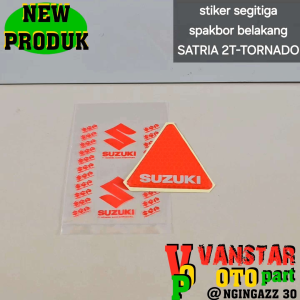 stiker segitiga mata kucing spakbor belakang satria 2 tak Shogun tornado