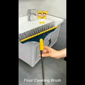 Sikat Sapu Pembersih Lantai 3in1 Gagang Panjang / Sikat Lantai WC / Sikat Wiper Kaca Jendela