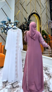 Arabian Rieya Set Hijab SegiEmpat