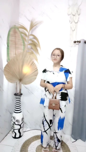 Oneset Fuji Rayon Motif Bunga All Size