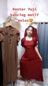 Daster Fuji Polos Bahan Rayon Premium