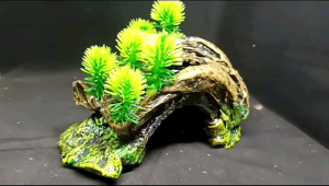 Hiasan Ornamen Dekorasi aquarium aquascape terowongan kayu