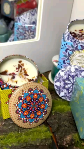 Doorgirft Souvenir VIP Gift Perkhawinan Decoration / Exclusive Scented Candle Perkhawinan Decoration / DIY Decoration Perkhawinan Souvenir Gift / 1 Set Doorgirft Souvenir Perkhawinan Decoration / Wedding Gift Perkhawinan Decoration.