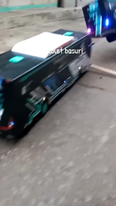 Mainan miniatur bus basuri telolet qq trans winspector