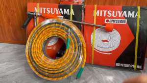 Bộ 50M Dây Xịt Rửa Xe Dây Phun Thuốc Áp Lực Cao Kèm Súng Phun Xịt Dài 60cm ( Phun sương Tưới Cây Rửa Xe )