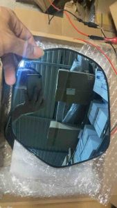 Mặt gương sấy 5 chức năng dùng chung Mitsubishi Pajero Triton 2019-2023