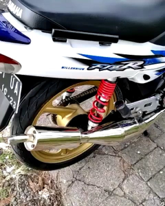 KNALPOT STANDAR RACING FIZ R FULL CROOM SUARA GARING